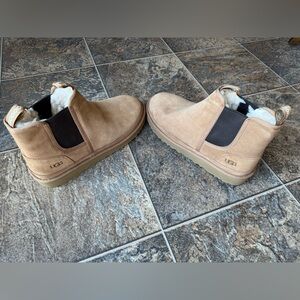 UGG Neumel Chelsea Pull On Boots for Men- Chestnut Tan, Men’s Size 13